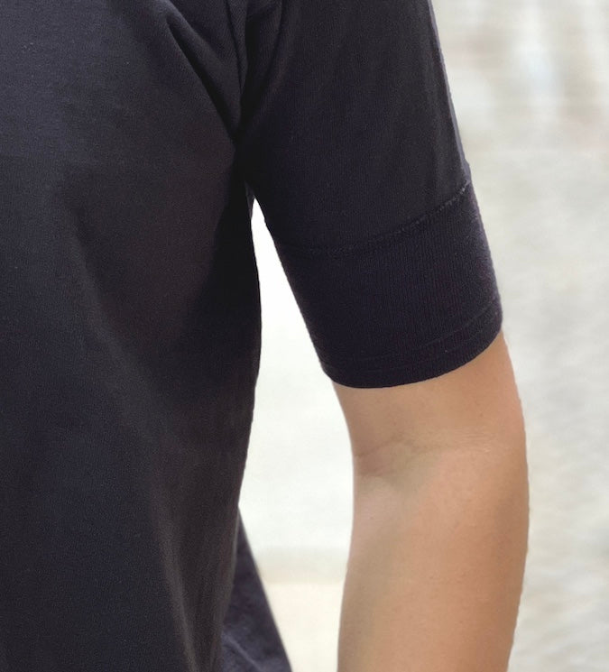 ROYAL CLASS - R-03 HENRY Loopwheeled T-Shirt - Black