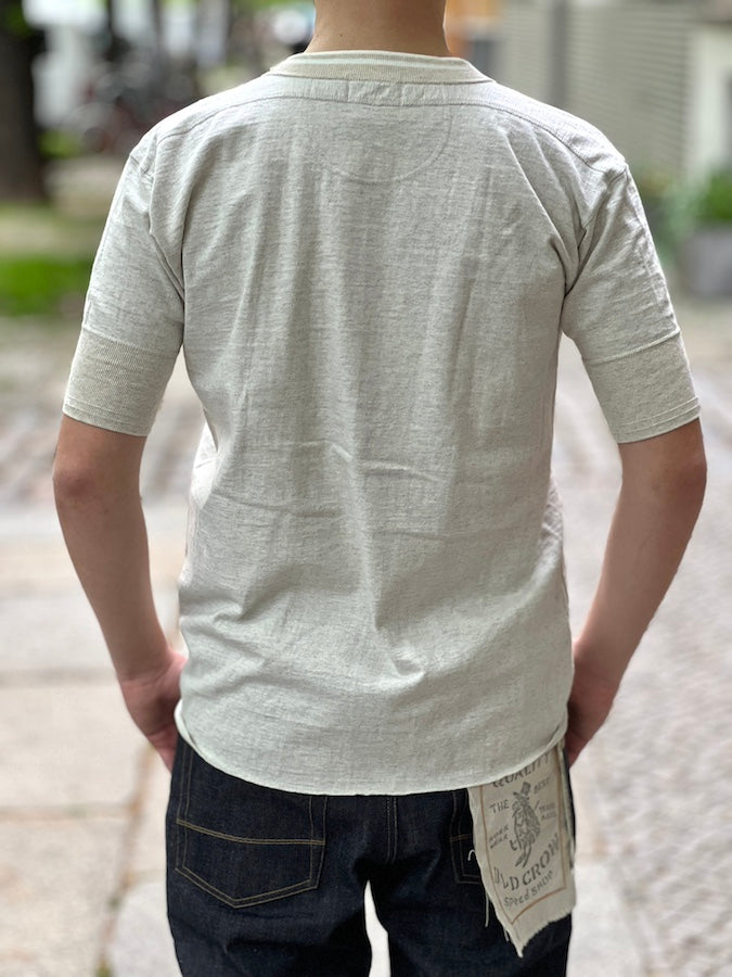 ROYAL CLASS - R-03 HENRY Loopwheeled T-Shirt - Oatmeal