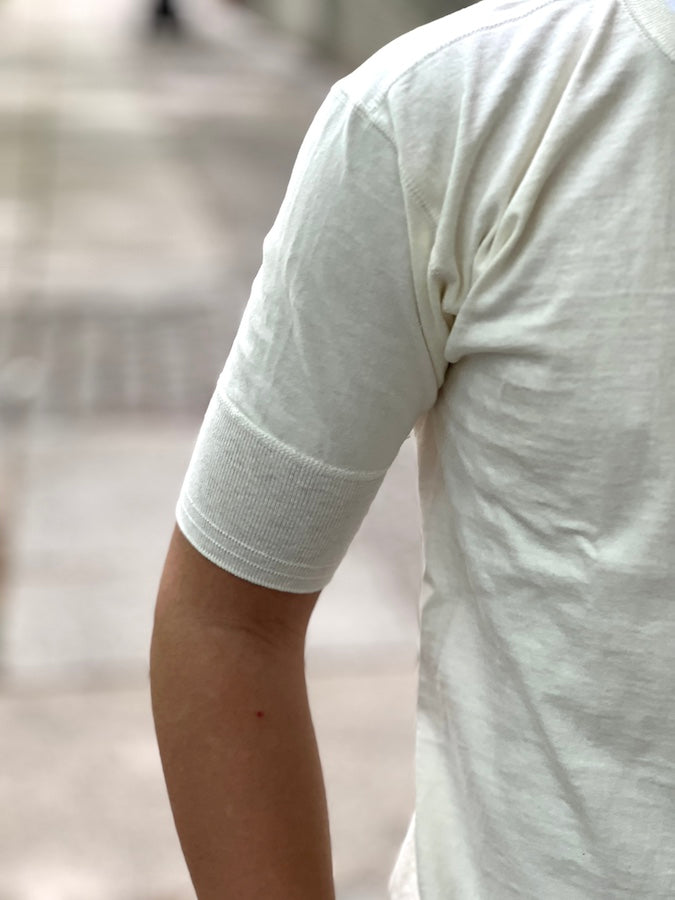 ROYAL CLASS - R-03 HENRY Loopwheeled T-Shirt - White