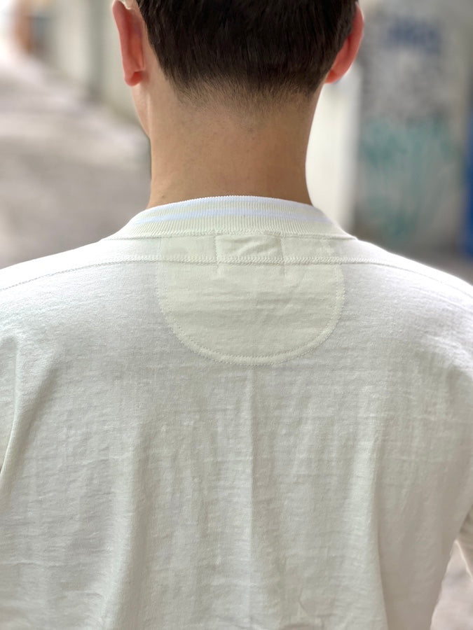 ROYAL CLASS - R-03 HENRY Loopwheeled T-Shirt - White