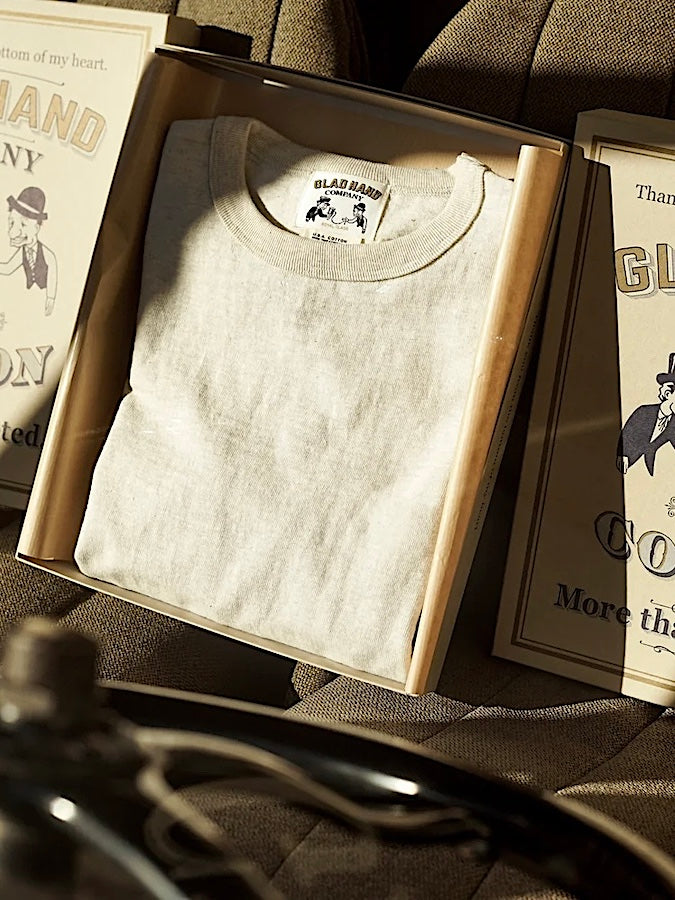 ROYAL CLASS - R-01 Loopwheel T-Shirt - Oatmeal