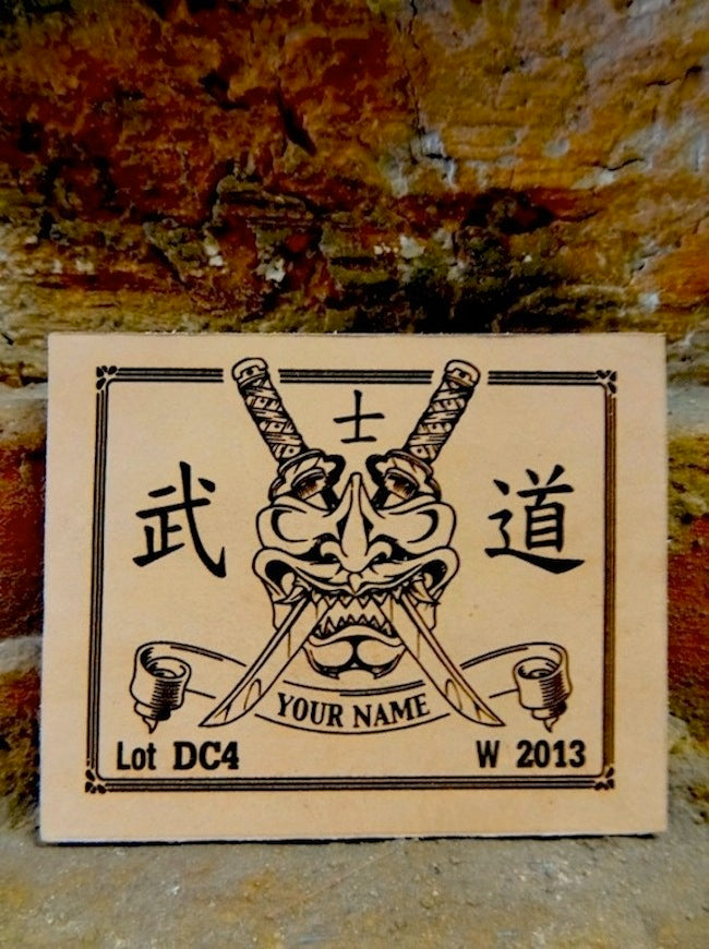 Custom Leather Patch *** Hannya Mask ***