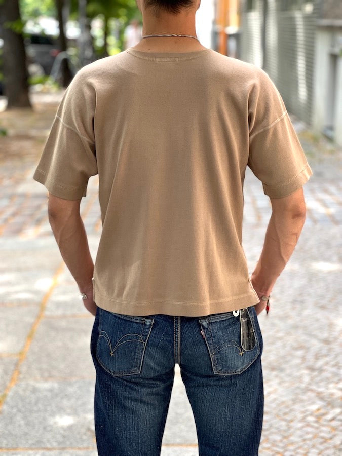 OLDE HOMESTEADER - Heavy Weight Rib - Crew Neck Short Sleeve - Khaki