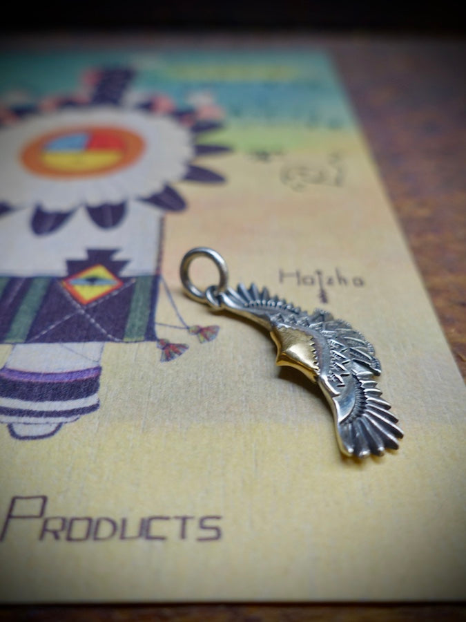 HOZHO - Gold / Silver Mini Eagle - Pendant