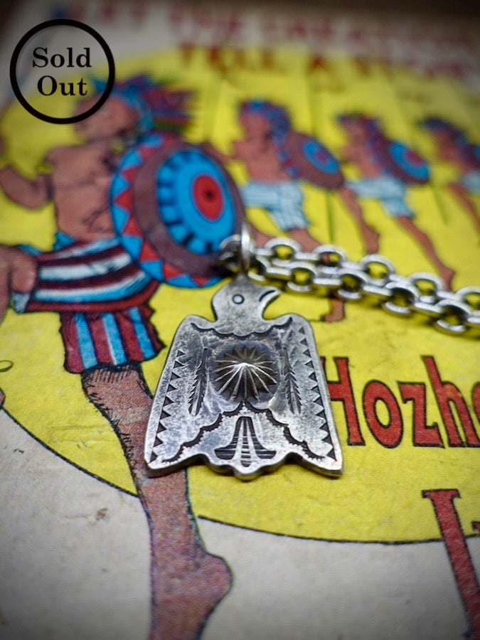HOZHO - Toy Concho Thunderbird - Pendant