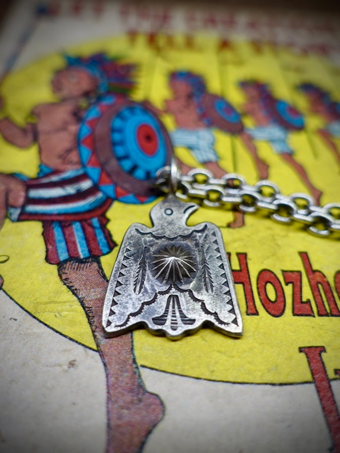 HOZHO - Toy Concho Thunderbird - Pendant