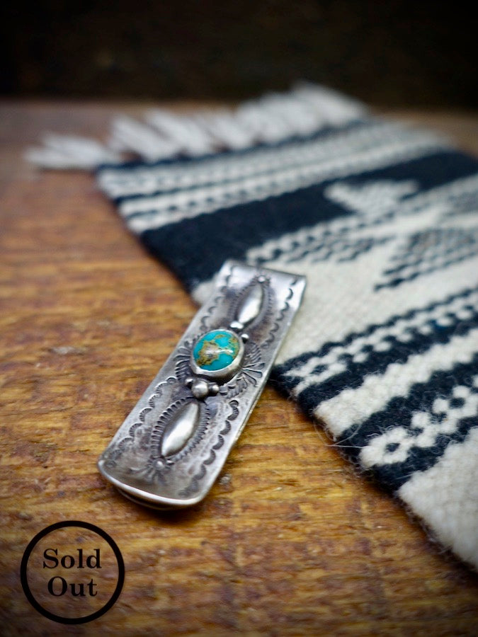HOZHO - Turquoise Money Clip