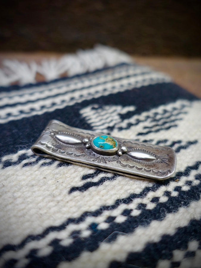 HOZHO - Turquoise Money Clip