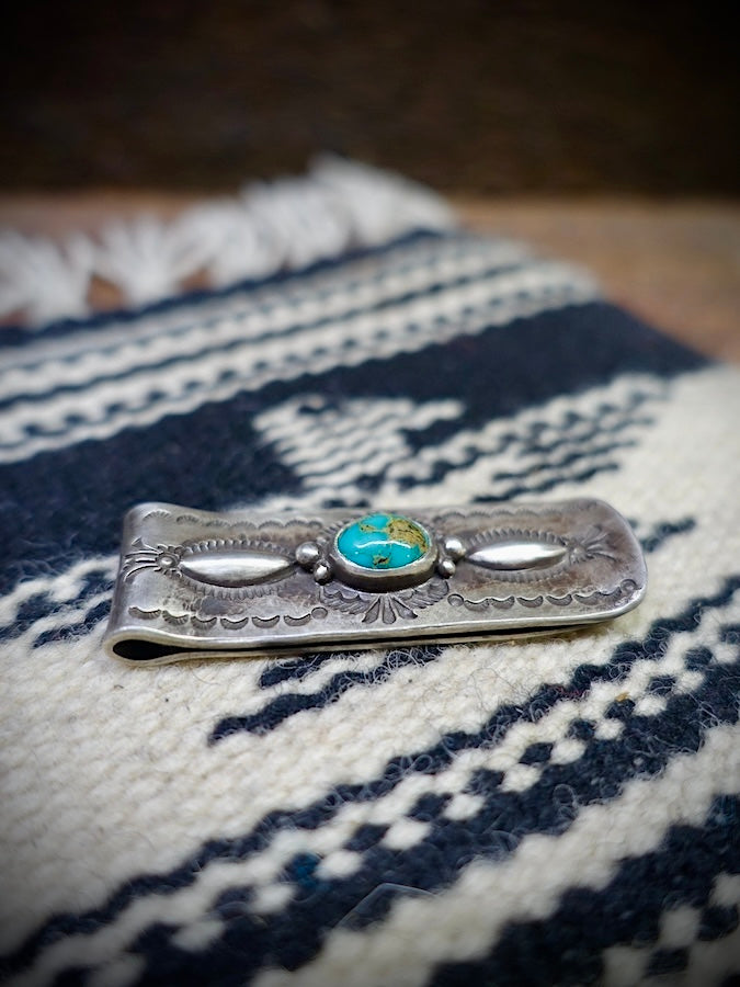 HOZHO - Turquoise Money Clip