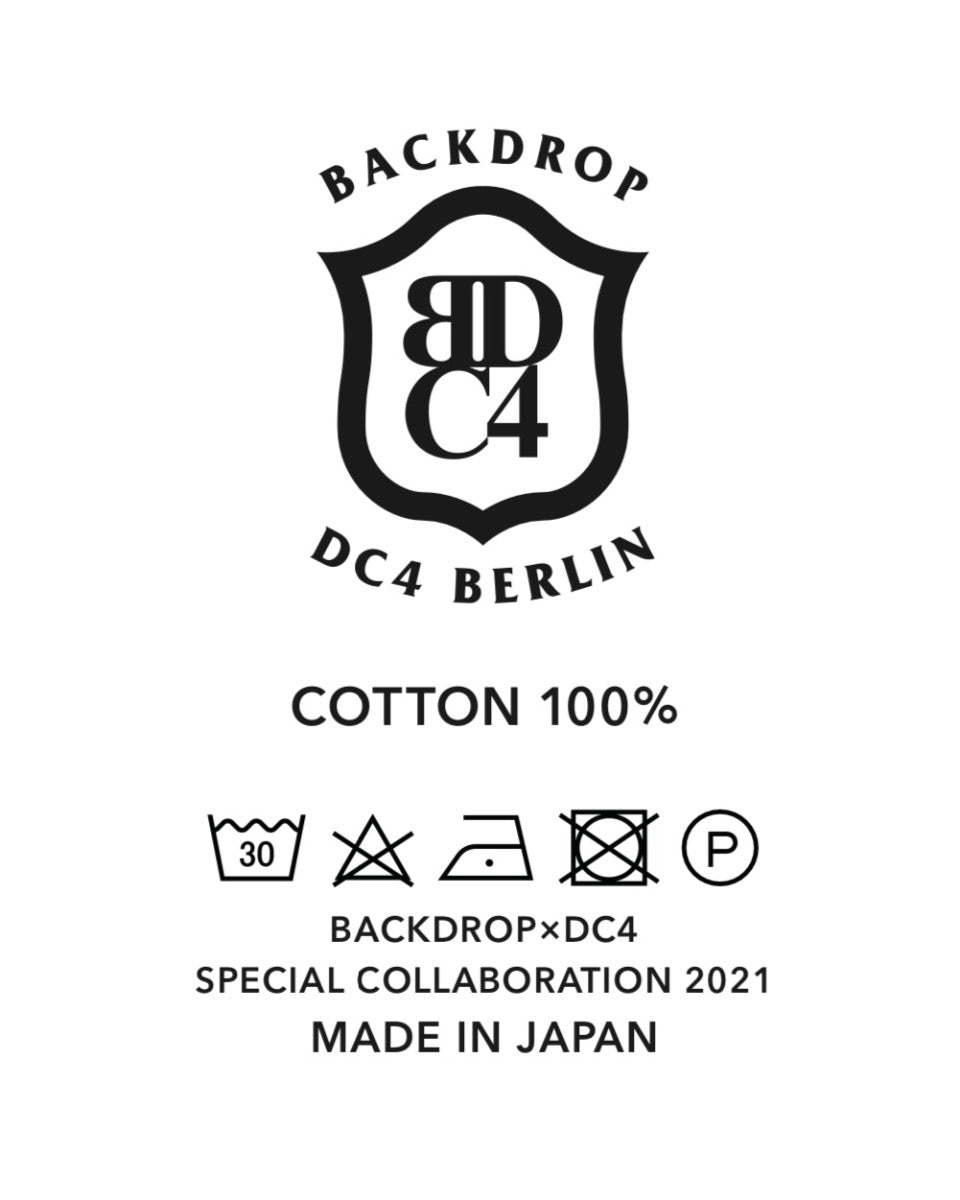 DC4 x BACKDROP Leathers - Special Collaboration 2021 - T-Shirt ✫ LIFE IS A ROAD TRIP ✫