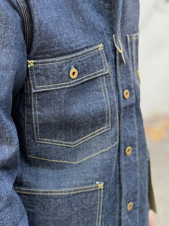 TROPHY CLOTHING - Dirt Denim Coverall - Original Workwear - 14.5oz Selvedge Denim