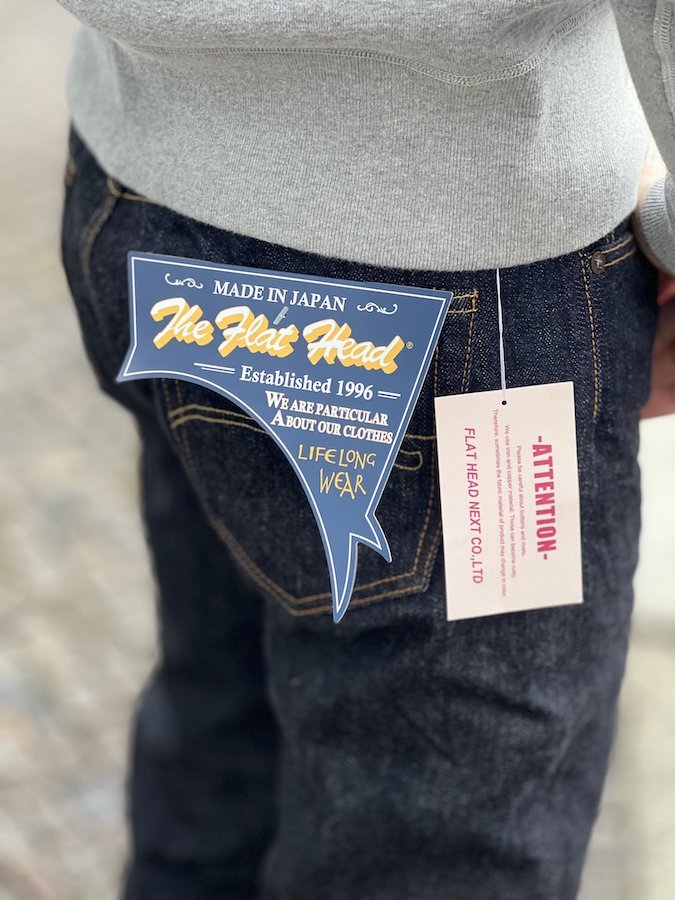 THE FLAT HEAD - 3005 - Straight Cut - 14.5oz Selvedge Denim - U.S. Texas Cotton