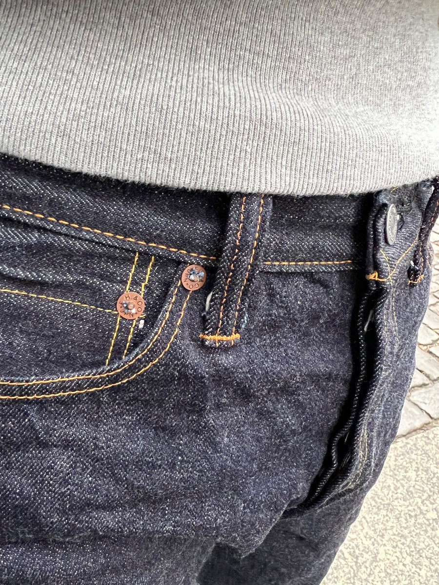 THE FLAT HEAD - 3005 - Straight Cut - 14.5oz Selvedge Denim - U.S. Texas Cotton