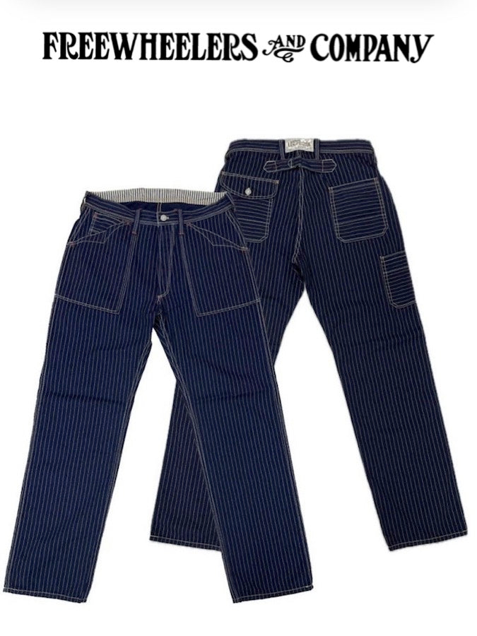 "LONGSHOREMAN" OVERALLS - 1900 ~ 1920s STYLE WORK CLOTHING - "Original Indigo Wabash Cloth" - UNION SPECIAL OVERALLS