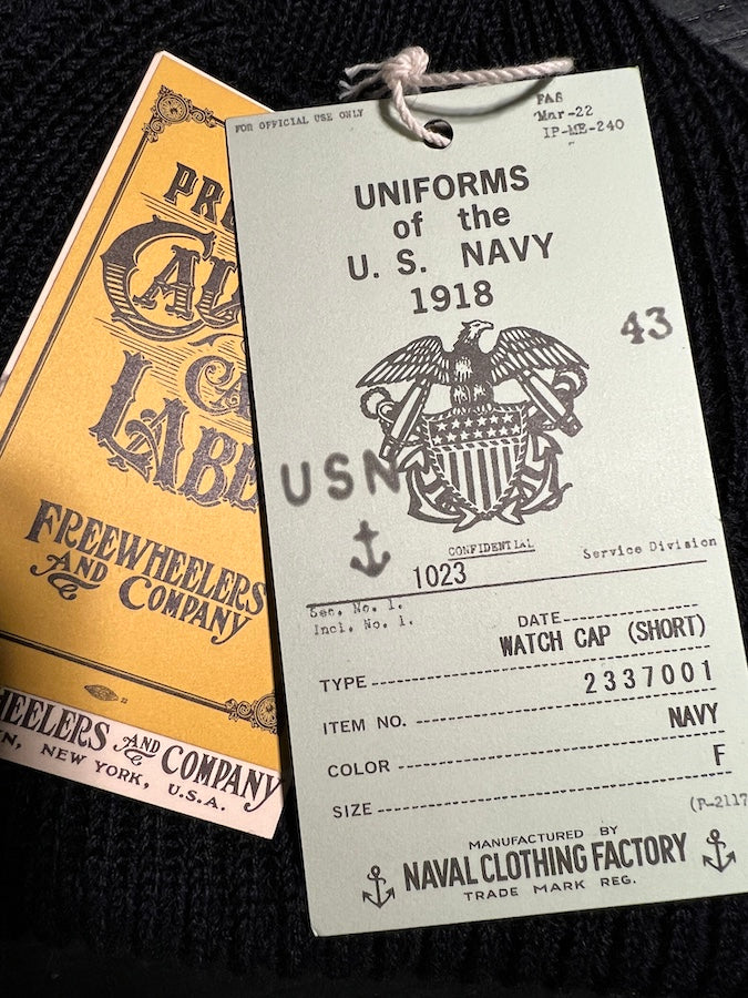 "U.S. NAVY WATCH CAP" - NAVAL CLOTHING FACTORY