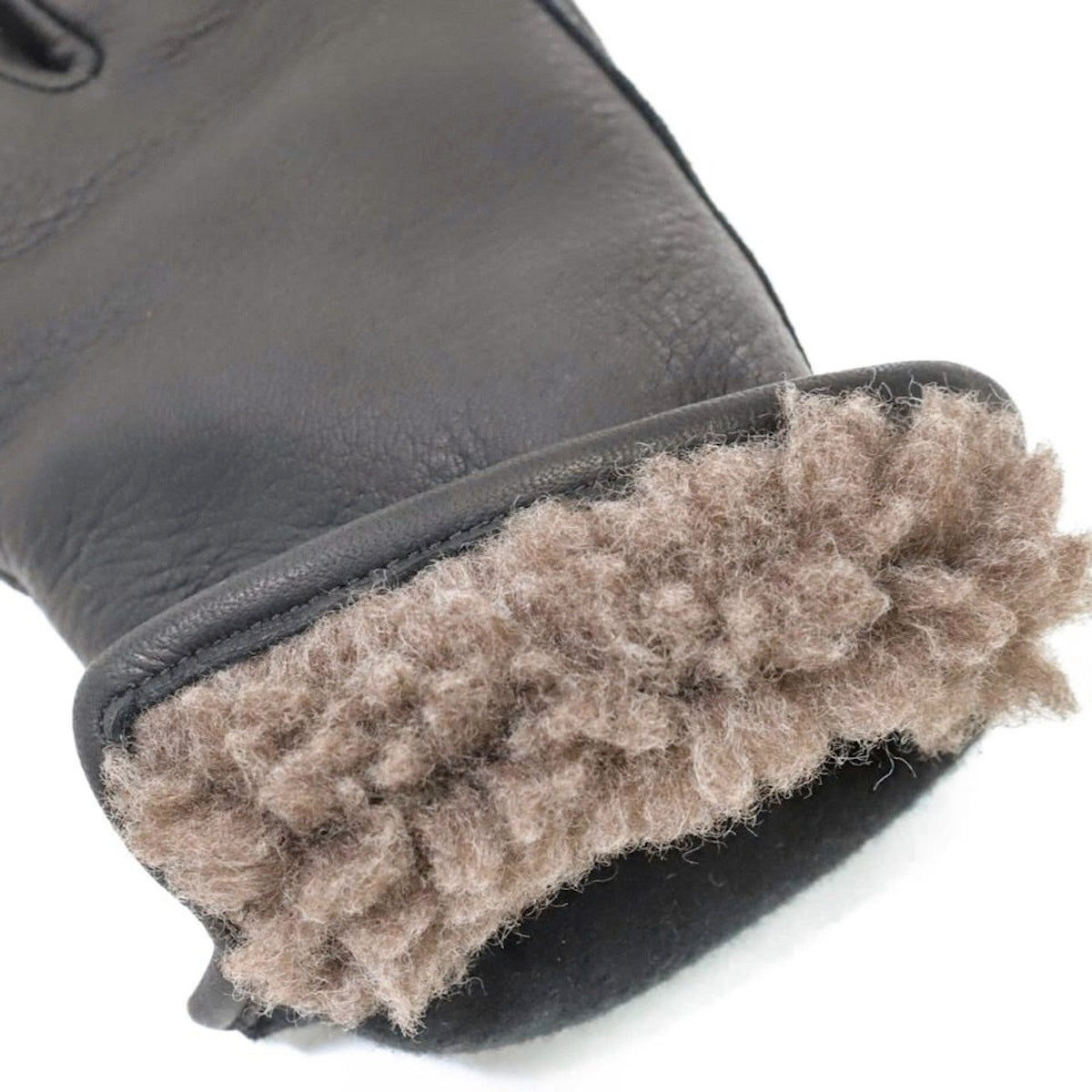 Lamp Gloves - Deerskin Leather - Sheepskin Lined - Winter Glove – BLACK