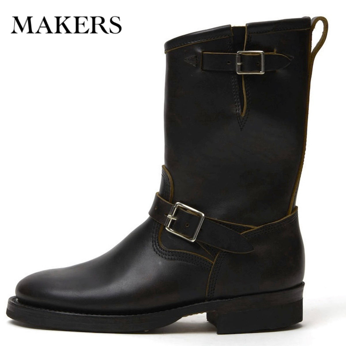 HSB-04 - ENGINEER BOOTS - GUIDI Horse Butt Leather