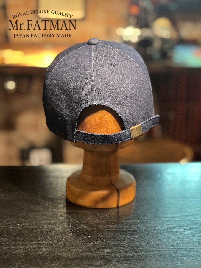 Mr. FATMAN - " BRIM CAP " by BRIDGE CAP - 10oz Denim - Indigo