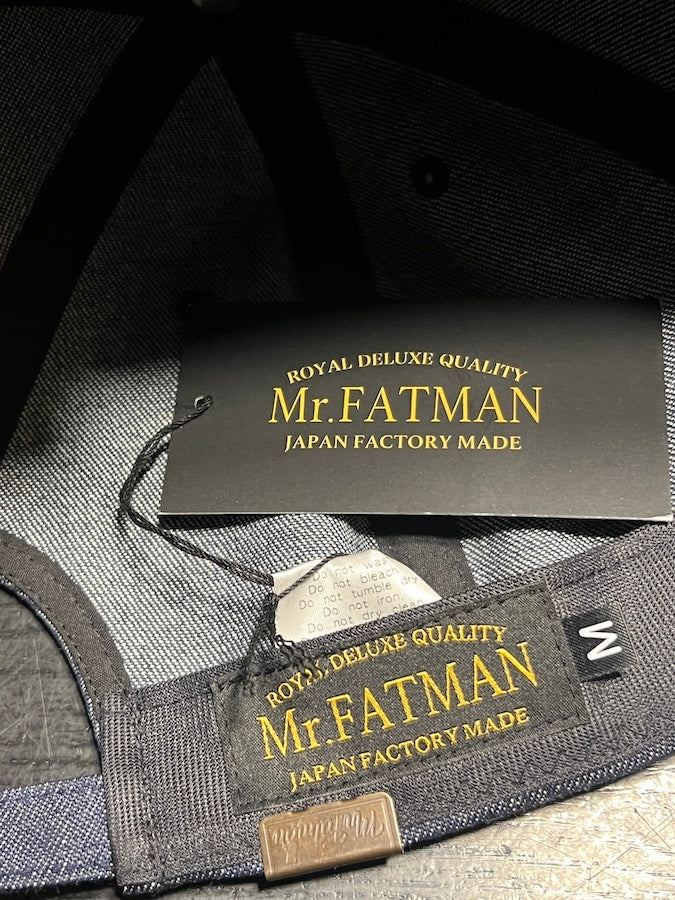 Mr. FATMAN - " BRIM CAP " by BRIDGE CAP - 10oz Denim - Indigo