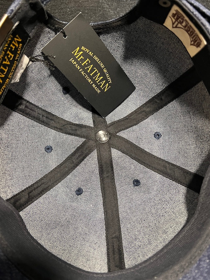 Mr. FATMAN - " BRIM CAP " by BRIDGE CAP - 10oz Denim - Indigo