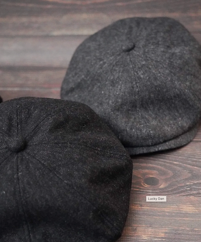 Mr. FATMAN - 1920's Cap - Model: Lucky Dan - Grey