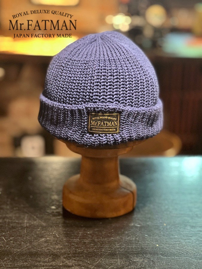 Mr. FATMAN - Watch Cap - 100% Cotton - Model: HUE - Indigo