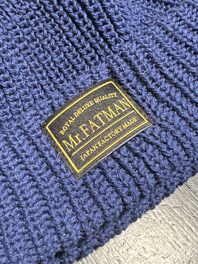 Mr. FATMAN - Watch Cap - 100% Cotton - Model: HUE - Indigo