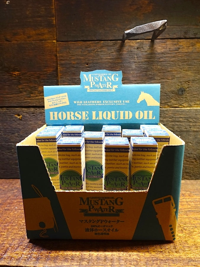 "The Finest Leather Care In The World" - 100 % organic mustang horse liquid oil