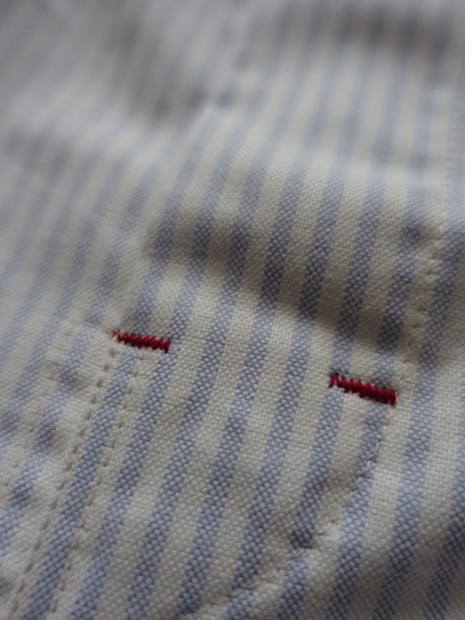 OLDE HOMESTEADER - Woven Boxer - Traditional Oxford - Blue Stripe