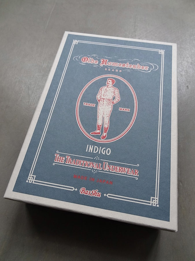 OLDE HOMESTEADER - Woven Boxer - Olde Indigo - Dark Indigo Stripe