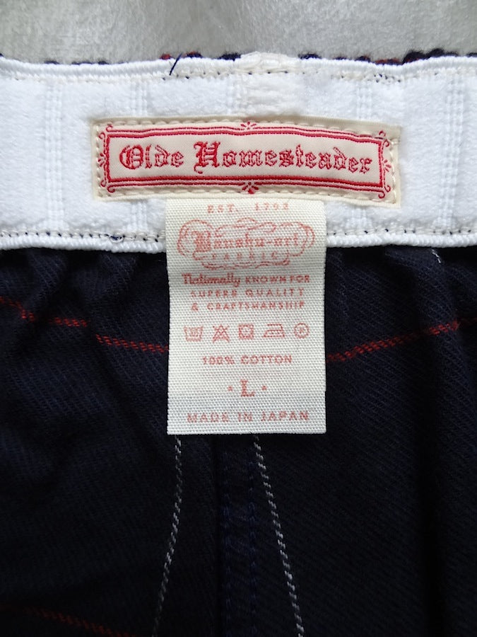OLDE HOMESTEADER - Woven Boxer - Traditional Cotton Flannel - Navy