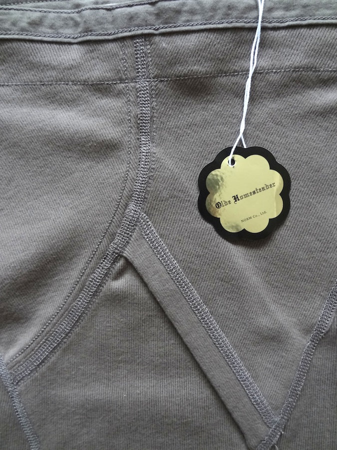 OLDE HOMESTEADER - Heavy Weight Rib - Drawers Shorts - Rustic Grey