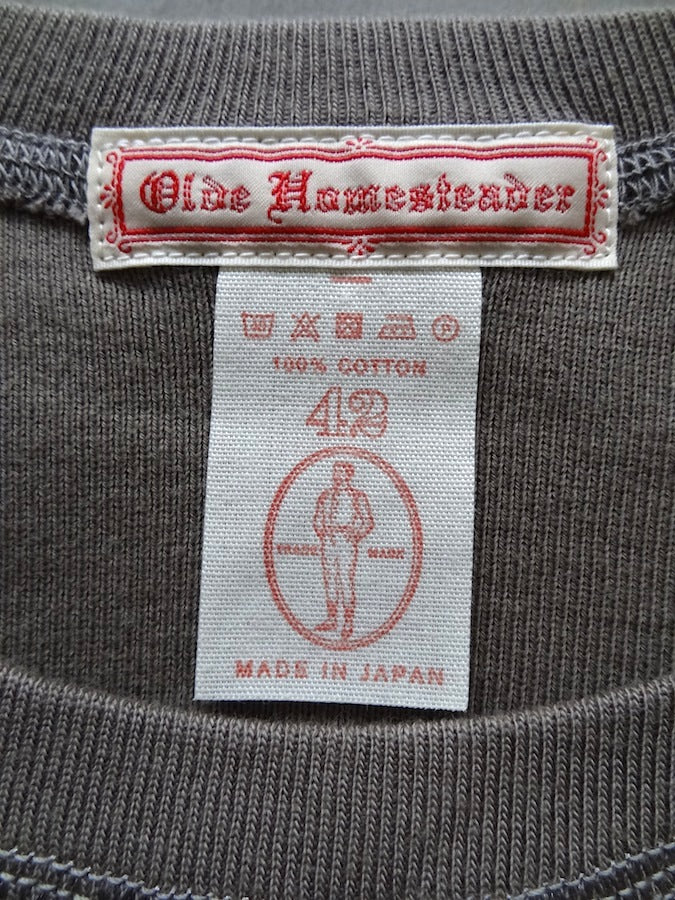 OLDE HOMESTEADER - Heavy Weight Rib - Crew Neck Long Sleeve - Rustic Grey