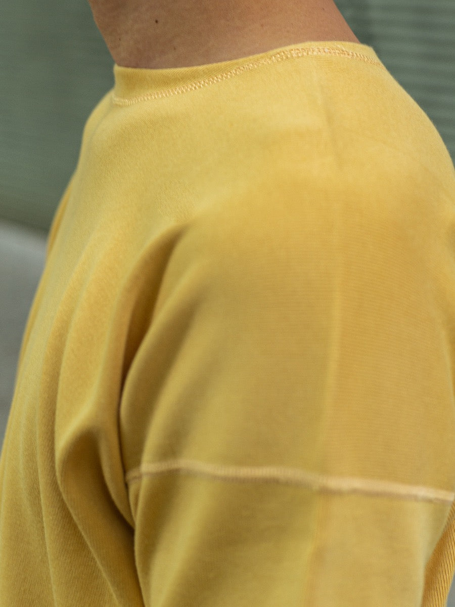 Heavy Weight Rib - Crew Neck Short Sleeve - Sand