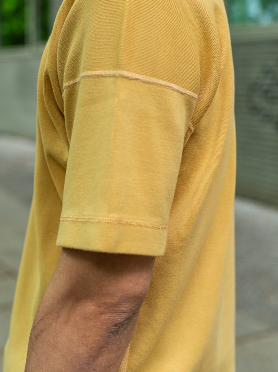 Heavy Weight Rib - Crew Neck Short Sleeve - Sand