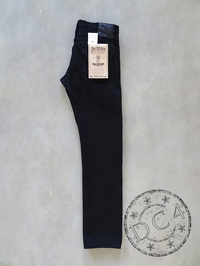 DC4 & ONI Collaboration - 20oz Black Secret Denim Tight Straight