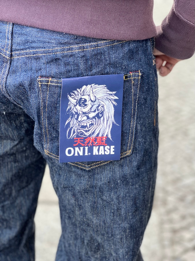 200-KASE - 16oz "NATURAL INDIGO" SELVEDGE DENIM - Wide Straight