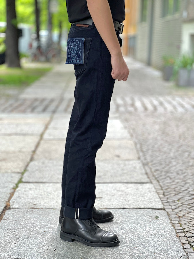 ONI Denim - 246-14BLK "First Generation" Black Weft- 14oz Selvedge Denim - Neat Straight