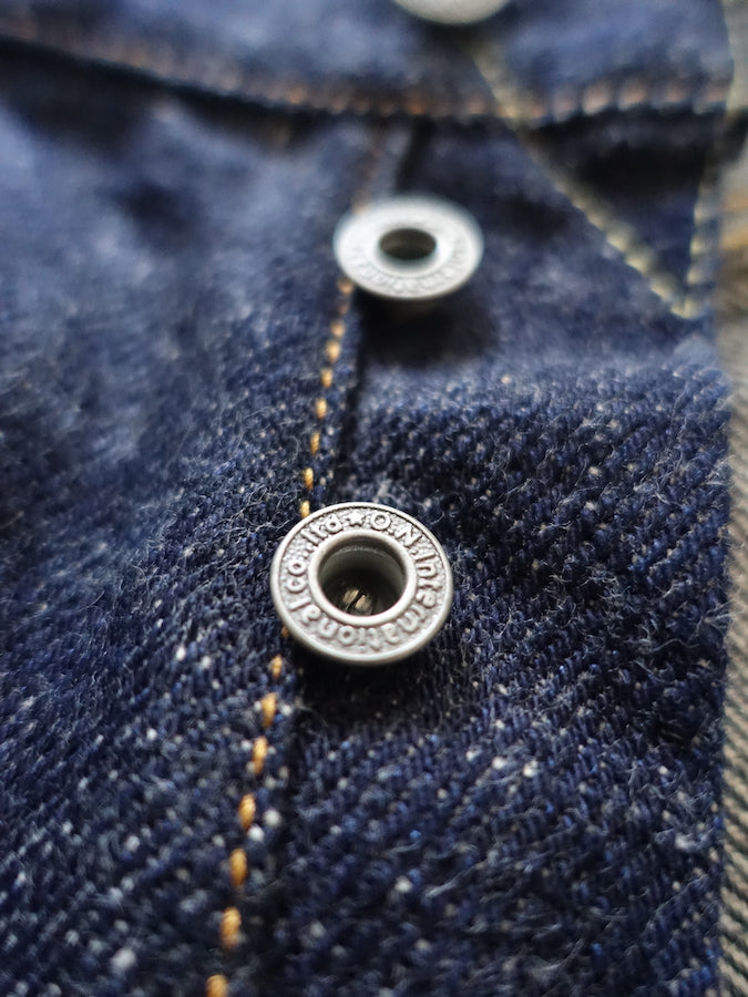 ONI Denim - 246-DIZR - 20oz Dark Indigo Secret Denim - Mid Rise - Neat Straight