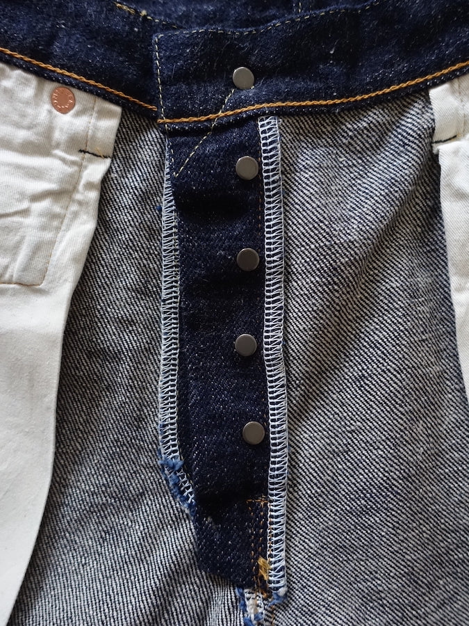 ONI Denim - 246-DIZR - 20oz Dark Indigo Secret Denim - Mid Rise - Neat Straight