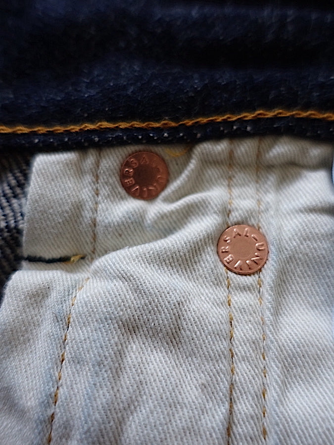 ONI Denim - 246-DIZR - 20oz Dark Indigo Secret Denim - Mid Rise - Neat Straight