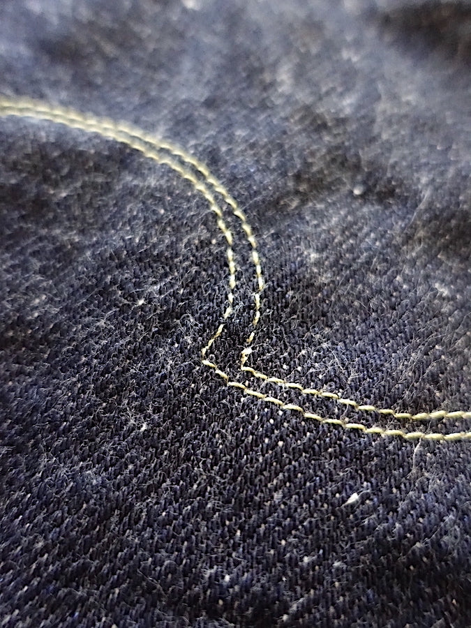 ONI Denim - 246-DIZR - 20oz Dark Indigo Secret Denim - Mid Rise - Neat Straight