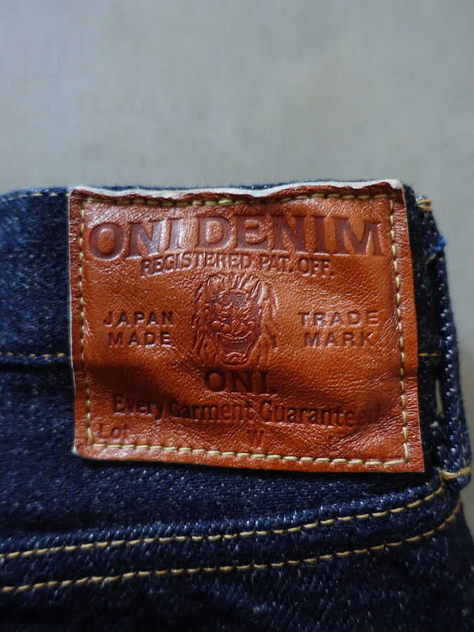 ONI Denim - 246-DIZR - 20oz Dark Indigo Secret Denim - Mid Rise - Neat Straight