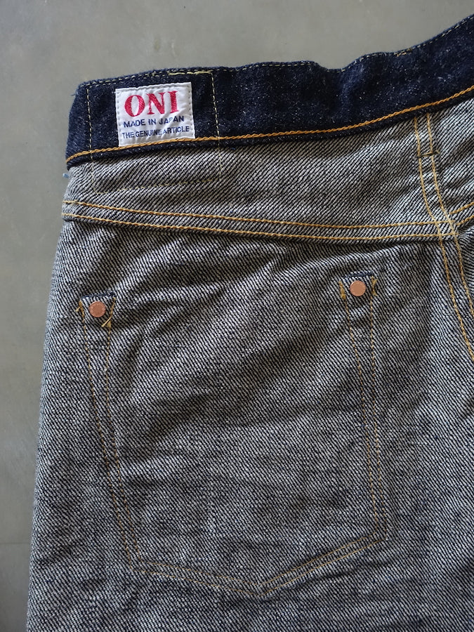 ONI Denim - 246-DIZR - 20oz Dark Indigo Secret Denim - Mid Rise - Neat Straight