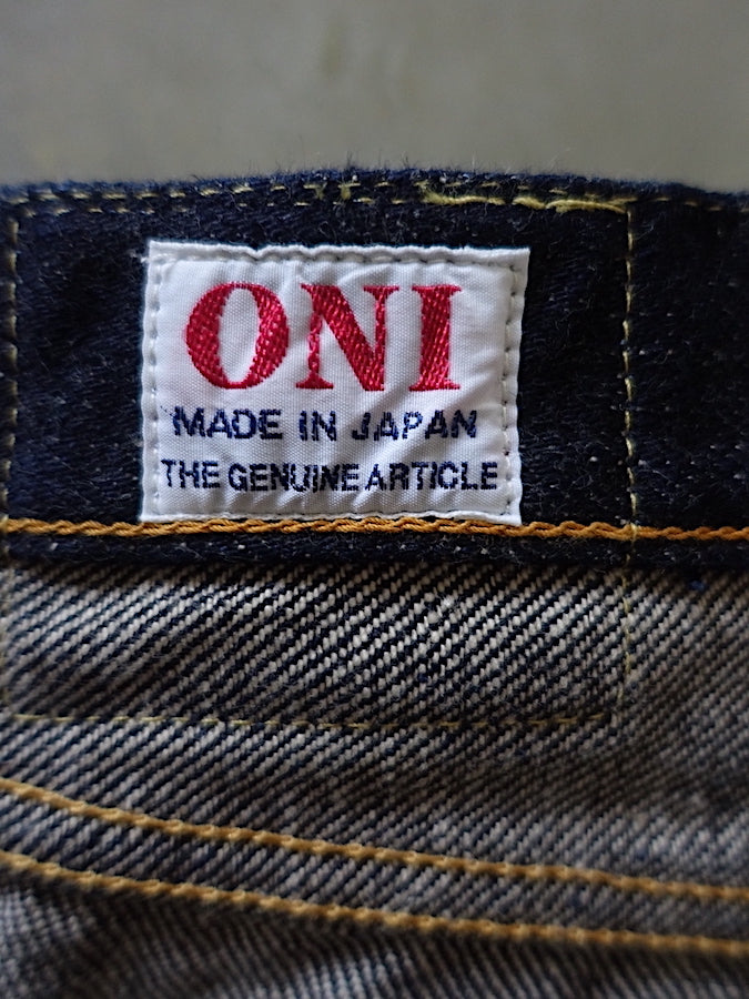 ONI Denim - 246-DIZR - 20oz Dark Indigo Secret Denim - Mid Rise - Neat Straight