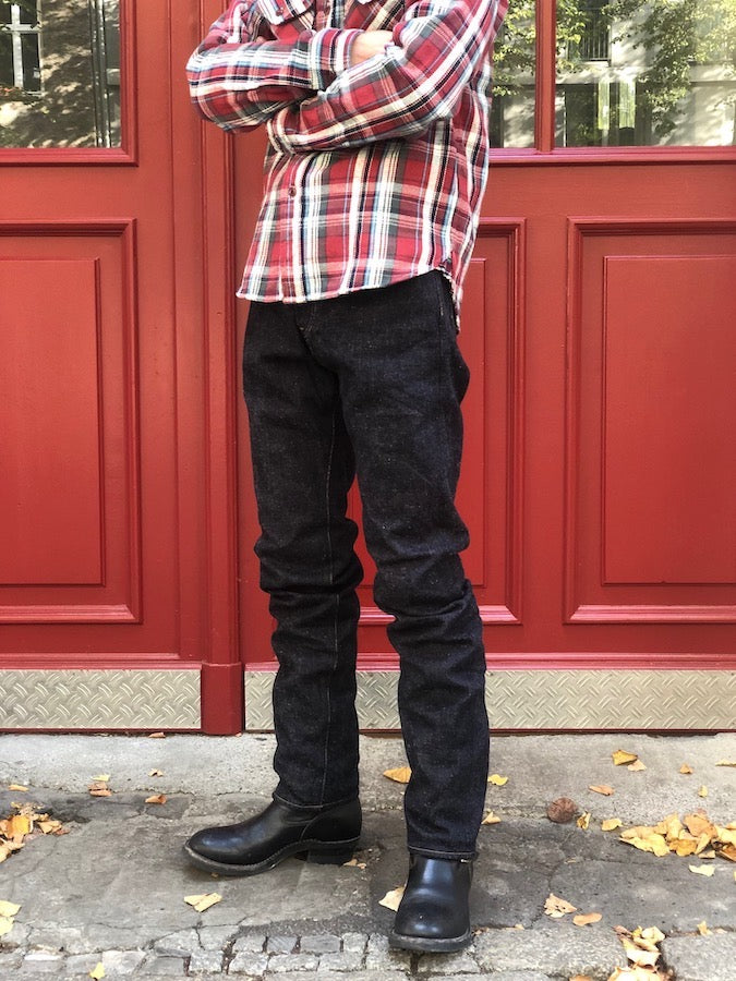 ONI Denim - 246-DIZR - 20oz Dark Indigo Secret Denim - Mid Rise - Neat Straight