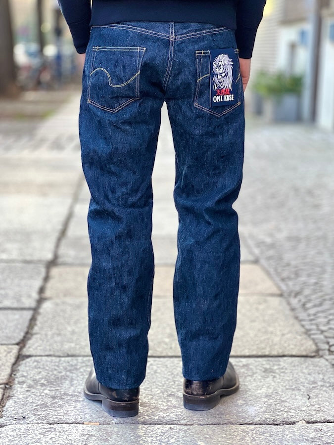 270-KASE - 16oz "NATURAL INDIGO" SELVEDGE DENIM - Regular Straight