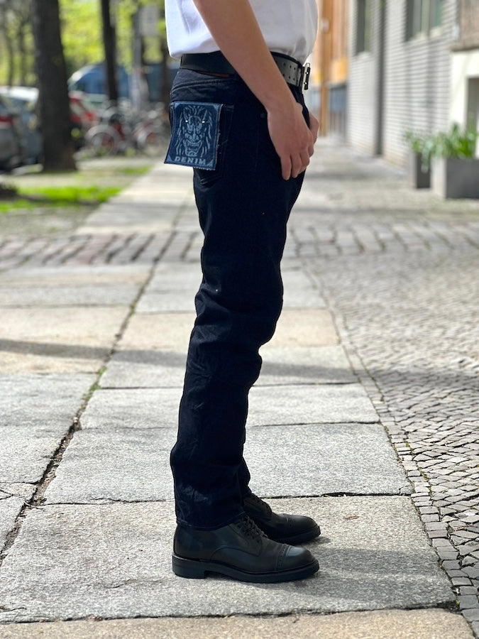 ONI Denim - 622-14BLK "First Generation" Black Weft- 14oz Selvedge Denim - Relax Tapered