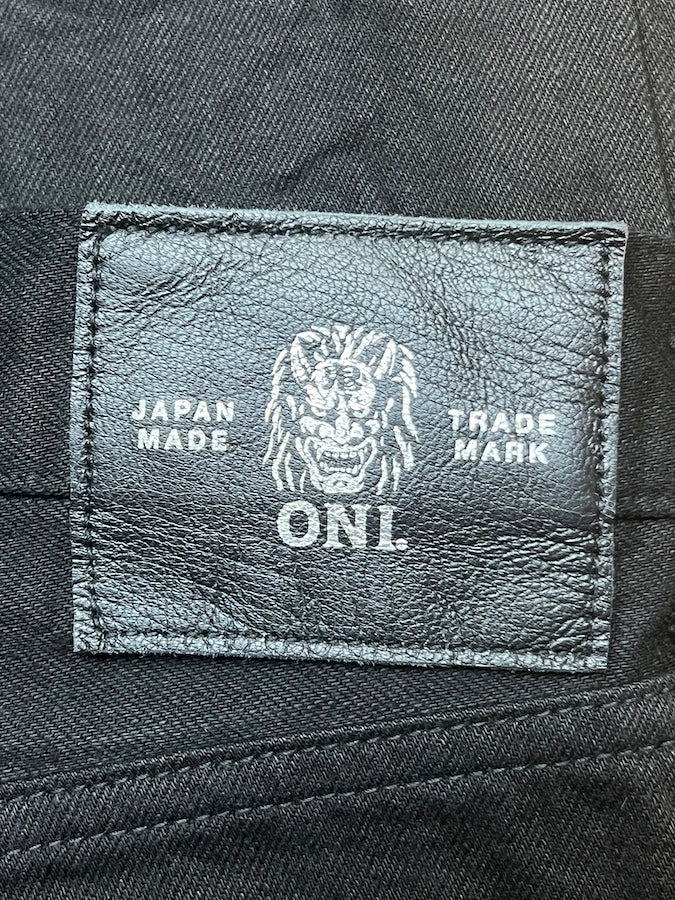 566-13JTBK - 13oz Selvedge "JET BLACK DENIM"- Semi Tight Straight