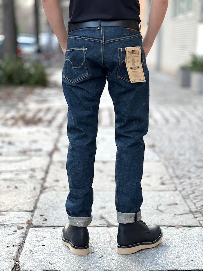 ONI Denim - 902ZR-KABEG - 20oz SECRET DENIM "KABUKIMIMI" - High Rise Relax Tapered